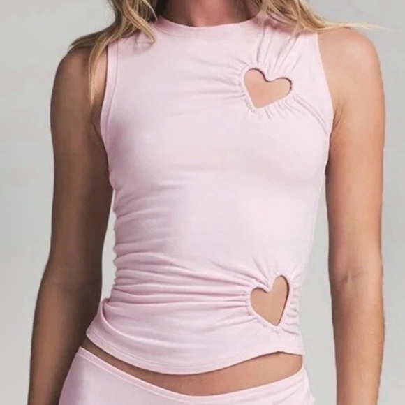 SKIMS Tops - NWT Skims Cotton Jersey Heart Tank Top